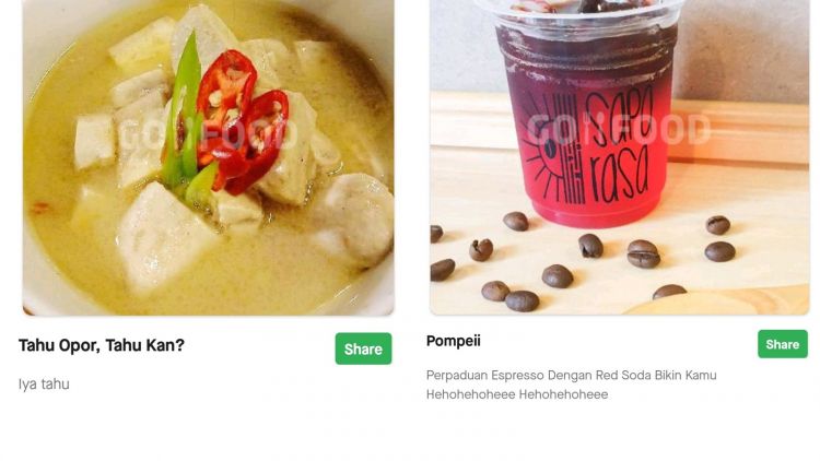 10 Deskripsi Menu Makanan Paling Nyeleneh di GoFood. Ngakak sih, Tapi Dibaca Ulang kok Jadi Sebel