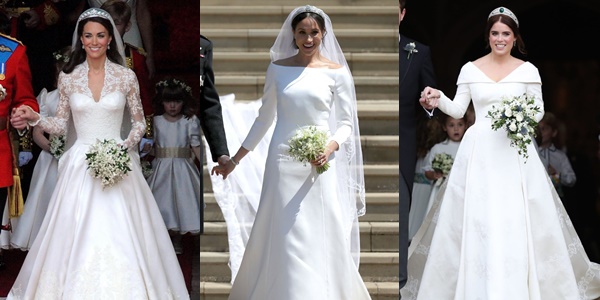 Gaun Nikah ala 8 Modern Royal Princess. Klasik dan Elegan, Bahkan Ada yang Punya Pesan Tersirat!