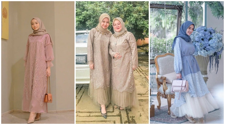 8 Model Desain Gamis Lebaran dari Aneka Bahan