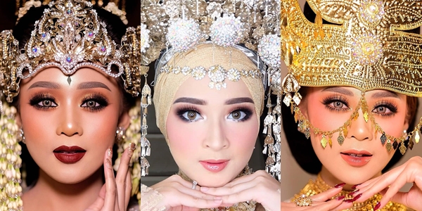 12 Make-up Pernikahan Modern untuk Pakaian Adat Plus Mahkota. Bikin Cantikmu di Atas Rata-rata!