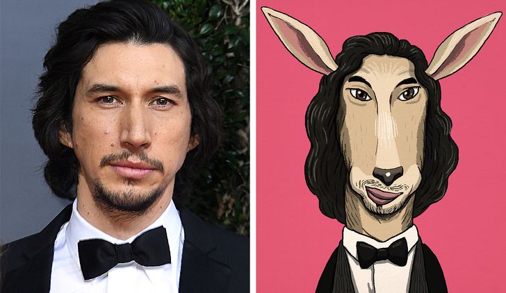 10 Ilustrasi Lucu yang Gambarkan para Seleb Hollywood Ketika Mereka Bereinkarnasi. Mirip, Ya?