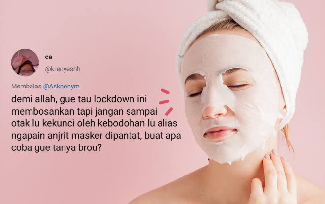 10 Komentar Kocak Warganet Saat Tahu Ada Orang Pakai Sheet Mask di Pantat. Lagian sih Aneh-Aneh Aja