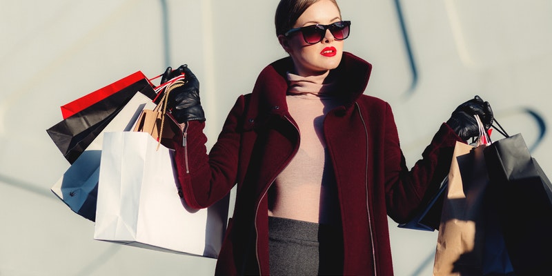 Women Holding Shopping Bag