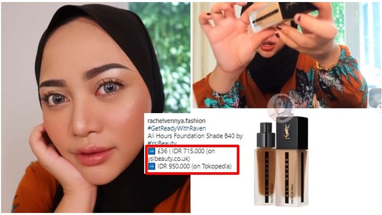 Hampir 5 Juta untuk 1 Muka, Ini Detail Makeup Rachel Vennya yang Wajib Kamu Tahu!