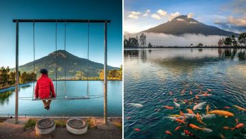 Embung Kledung Temanggung, Destinasi Hits yang Indahnya Mirip Danau Kawaguchiko di Jepang