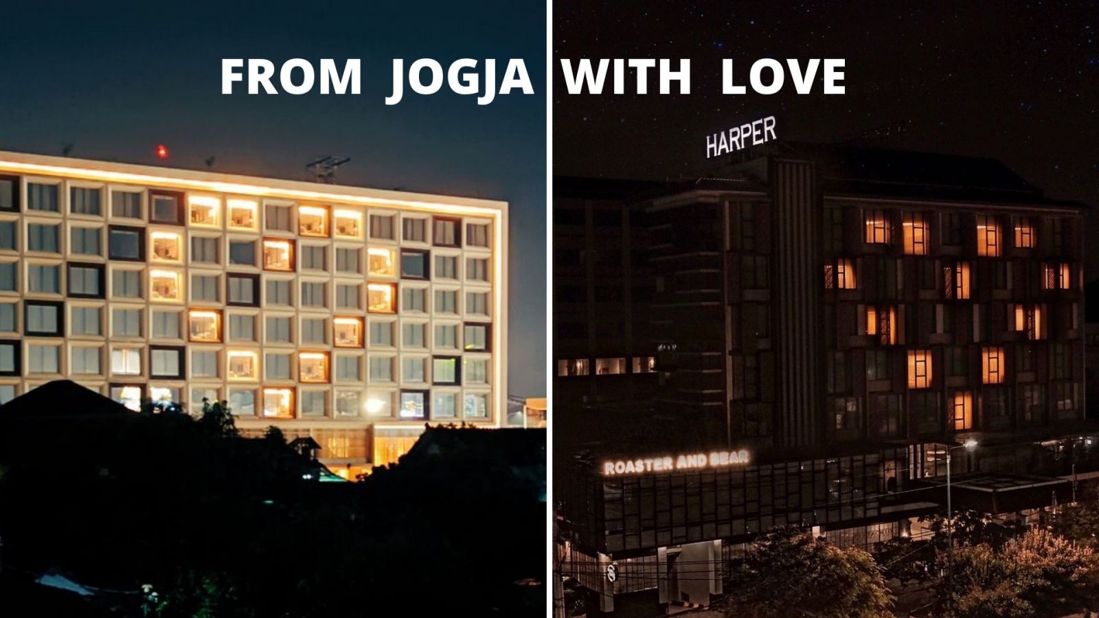 From Jogja with Love, 58 Hotel di Jogja Menyalakan Lampu Berbentuk ‘Love’ Malam Ini