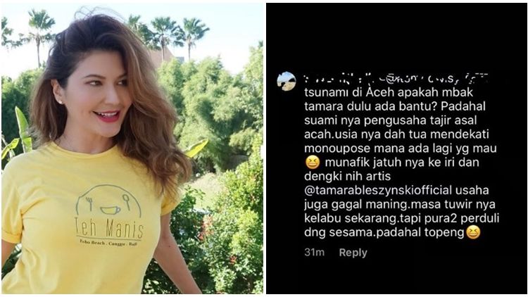 Tamara Bleszynski Kembali Dihujat Haters Soal Masa Tua dan Rumah Tangganya. Parah Kata-katanya!