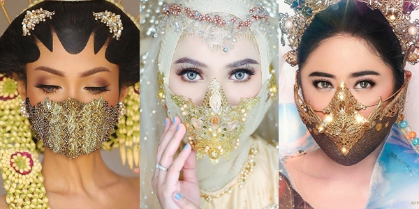 12 Tren Make-up Pernikahan Selama Darurat Corona. Walau Pakai Masker Tetap Harus Memesona~