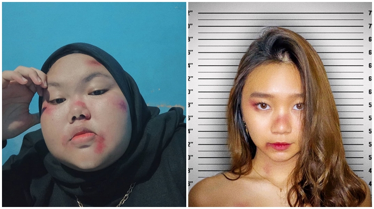 Tren Makeup ‘Kekerasan’ yang Lagi Ramai Banget di Instagram. Ungkap Pesan Positifnya!