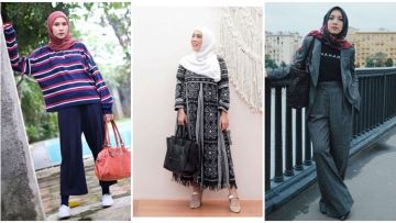 8 Panduan Memilih Warna Hijab Buat Dipadukan dengan Busana Berwarna Gelap. Jangan Asal!