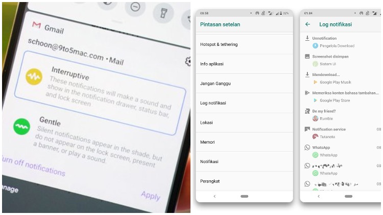 Begini Cara Melihat Riwayat Notifikasi di HP Android. Psst, ini Fitur Penting Tapi Tersembunyi