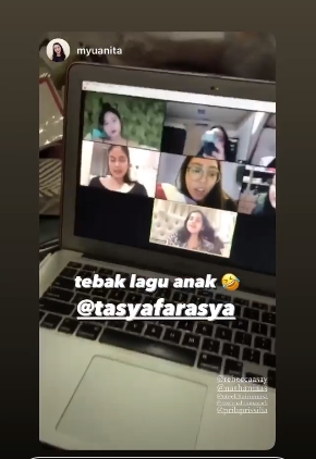 9 Detail Virtual Baby Shower ala Tasya Farasya. Bisa Sontek Ide Seru-seruannya Meski di Kamar Aja~