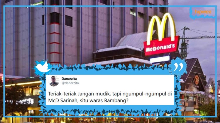 9 Komentar Warganet Melihat Video Pamitan McD Sarinah yang Dihadiri Banyak Orang. Dasar Orang Kota~