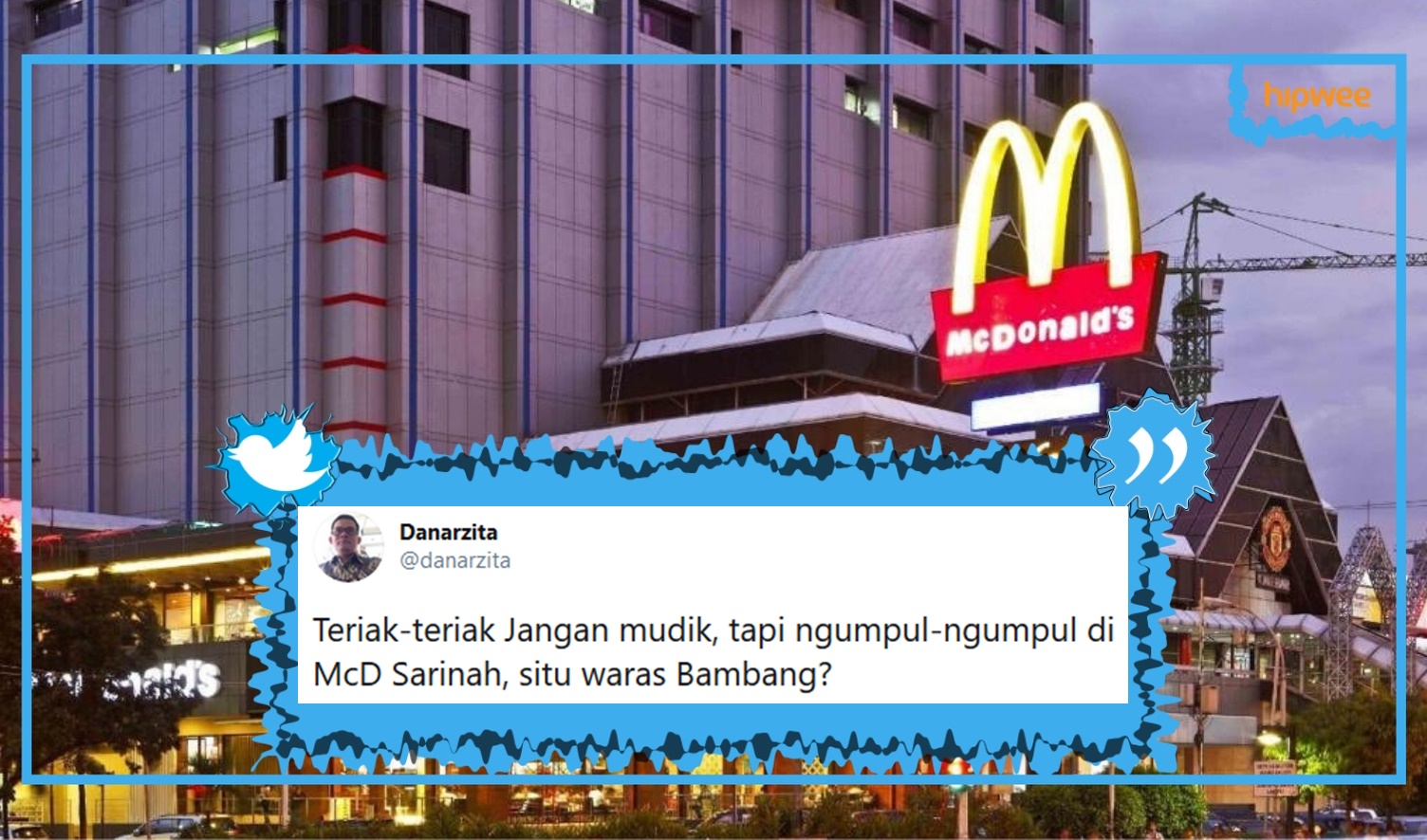 9 Komentar Warganet Melihat Video Pamitan McD Sarinah yang Dihadiri Banyak Orang. Dasar Orang Kota~