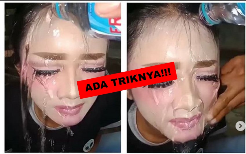 Ungkap Fakta Soal Makeup yang Nggak Luntur Meski Disiram Air. Pakai Trik Apa, Ya?