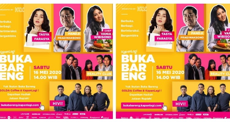 16 Mei! KapanLagi Buka Puasa Bareng Edisi 4 Bakal Dimeriahkan HIVI! dan Reality Club