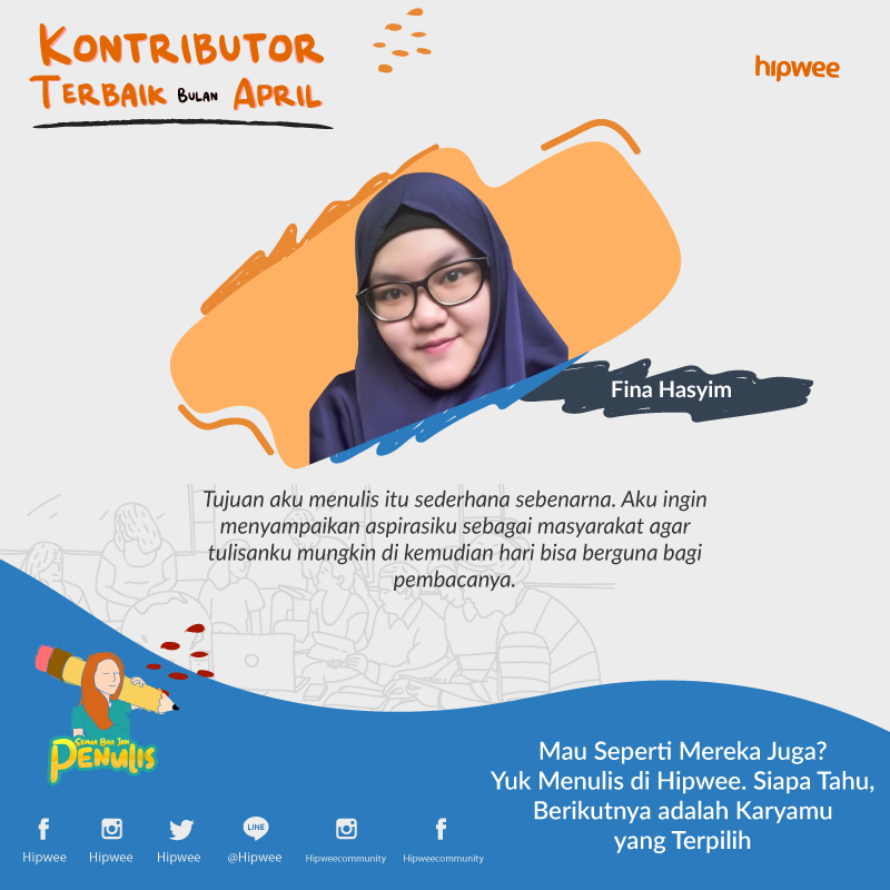 Deretan Nama yang Jadi Kontributor Terbaik Hipwee Bulan April. Eh Ada yang Diam-diam Jadi Pelukis lho!