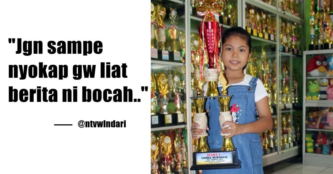 Viral Kisah Anak 10 Tahun Jadi Guru dan Punya 700 Piala, Warganet Pusing. Jangan Sampai Emak Tahu!