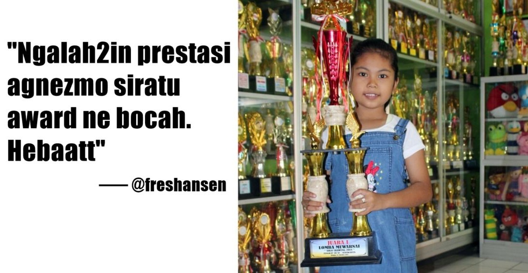 Viral Kisah Anak 10 Tahun Jadi Guru dan Punya 700 Piala, Warganet Pusing. Jangan Sampai Emak Tahu!