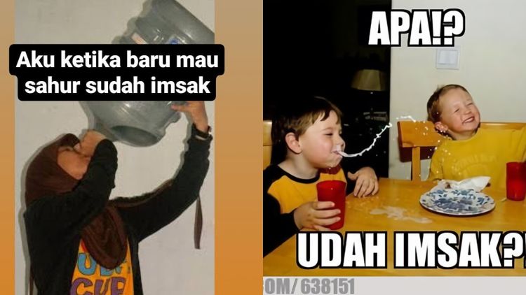 10 Meme Kocak ini Adalah Gambaran Kita Terbangun Saat Imsak. Andai Sahur Ada Waktu Tambahannya