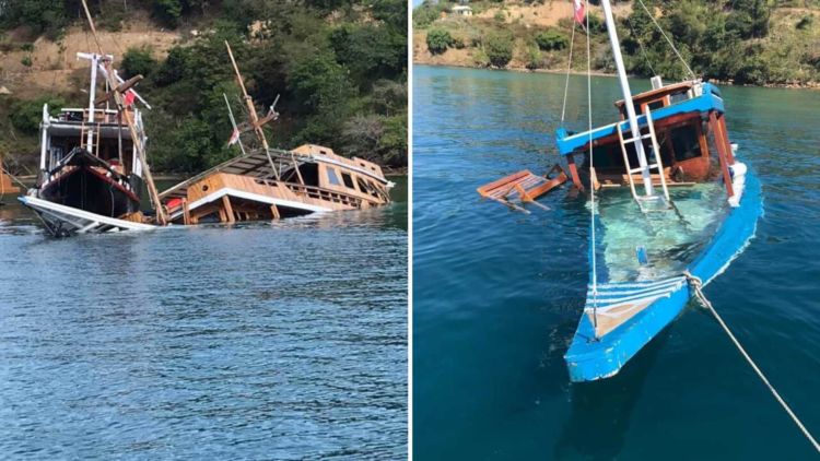 Tak Ada Wisatawan, Kapal-kapal di Labuan Bajo Tenggelam Karena Tidak Terurus. Sayang Banget ya!