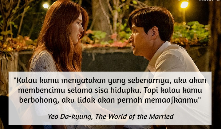 Akhirnya Tamat, ini 11 Quotes Menohok dari Drama Korea The World of the Married. Mana Favoritmu?