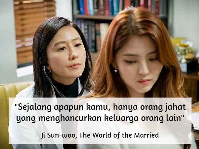 Akhirnya Tamat, ini 11 Quotes Menohok dari Drama Korea The World of the Married. Mana Favoritmu?