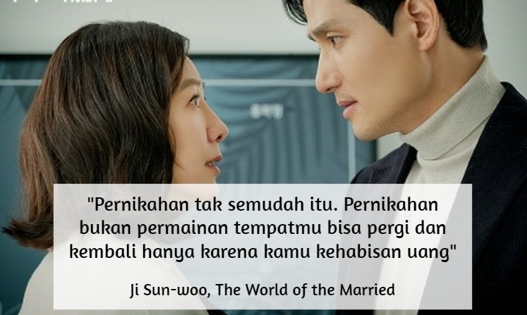 Akhirnya Tamat, ini 11 Quotes Menohok dari Drama Korea The World of the Married. Mana Favoritmu?