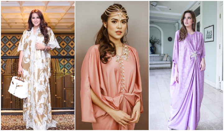 10 Gaya Menawan Para Artis dalam Balutan Kaftan Longgar. Bisa Ditiru Biar Elegan!!