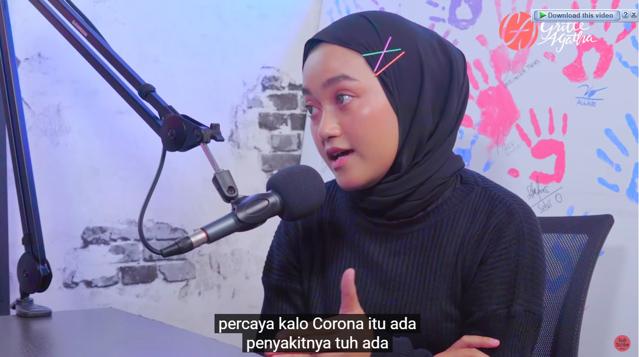 Menggampangkan Pandemi Corona, Vlog Gritte Agatha dan Indira Kalistha Banjir Kritikan