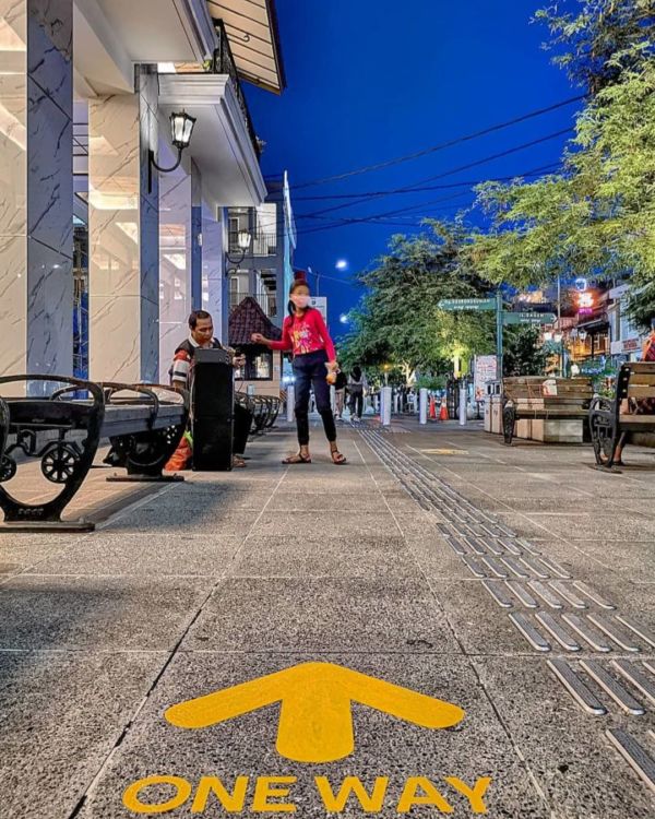 New Normal, Begini Potret Malioboro yang Kini Terapkan Protokol Kesehatan. Jalan Kaki Harus Searah Lho!