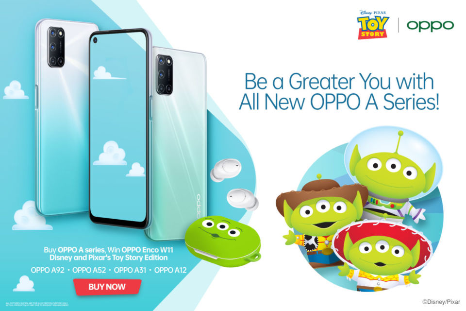 Kembali Berkolaborasi dengan Disney and Pixar, OPPO Luncurkan Enco W11 Toy Story Edition