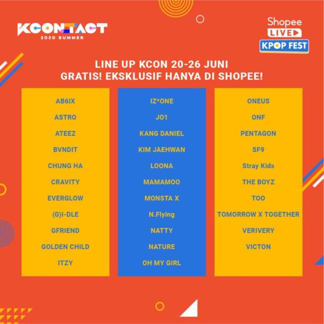 Shopee x CJ ENM Gelar Festival Budaya Korea Terbesar di Dunia. Ada GFRIEND, ITZY, MAMAMOO, sampai MONSTA X!