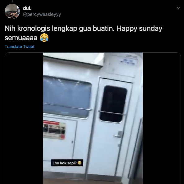 Antara Sedih dan Konyol, Kok Bisa-Bisanya Warganet ini Kekunci di Gerbong KRL Karena Ketiduran? :(