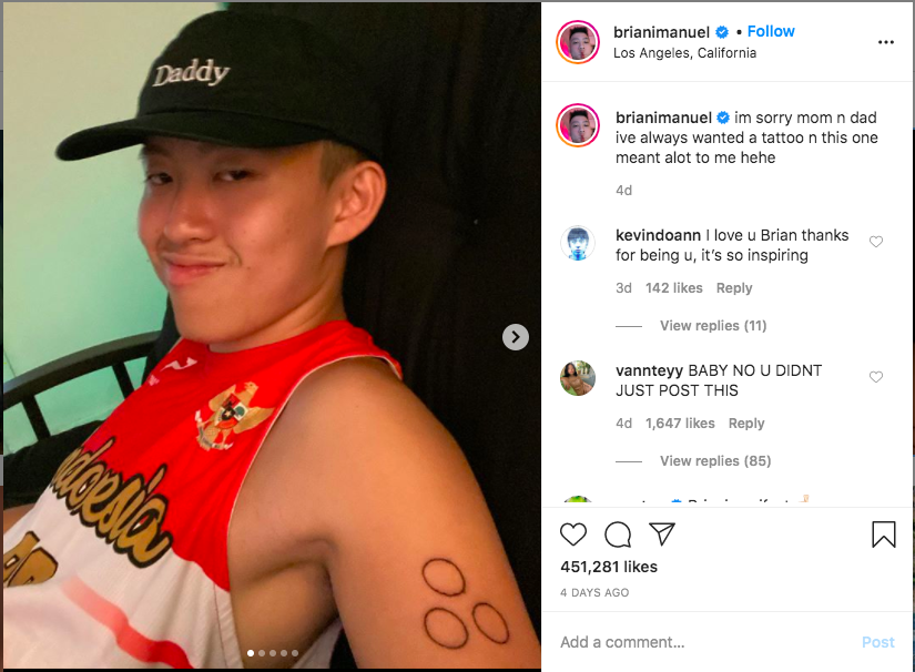 Rich Brian Pamer Tato Baru dengan Makna Mendalam. Eh Warganet Malah Komentarnya Kocak