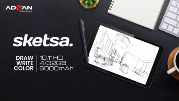 ADVAN Luncurkan Tablet Sketsa Premium 10 Inch dengan Harga Terjangkau. Dilengkapi Stylus yang Keren!