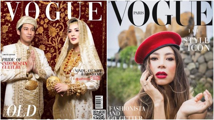 10 Potret Artis yang Nggak Mau Ketinggalan Ikut #VogueChallenge. Cocok Jadi Model Sampul Beneran!