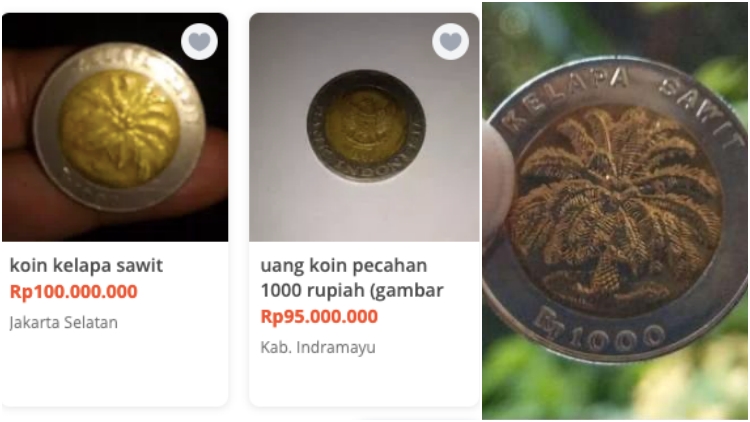 Uang Koin Seribu Bergambar Sawit Dijual Puluhan sampai Ratusan Juta! Ini Beneran Ada yang Beli?