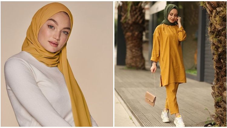 4 Bukti Kalau Warna Kuning Bisa ‘Bersahabat’ dengan Para Hijaber. Simak Padu Padannya!