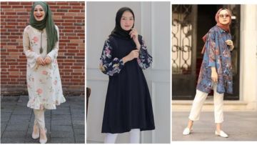 9 Tunik Motif Bunga yang Bisa Upgrade Penampilanmu Sebagai Hijabers. Dijamin Unik!