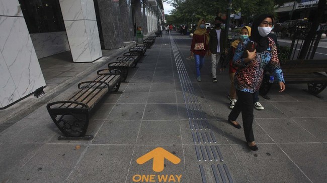 New Normal, Begini Potret Malioboro yang Kini Terapkan Protokol Kesehatan. Jalan Kaki Harus Searah Lho!