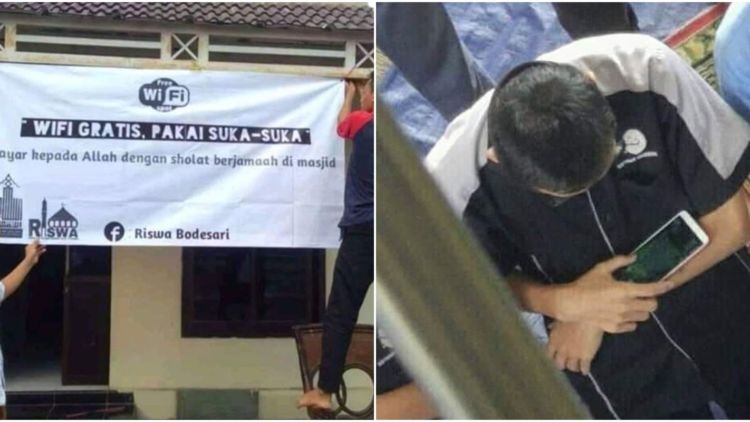 11 Kelakuan Kocak Orang Manfaatkan Wi-Fi di Masjid. Pakai Boleh, tapi Nggak Gitu juga Kali! :(