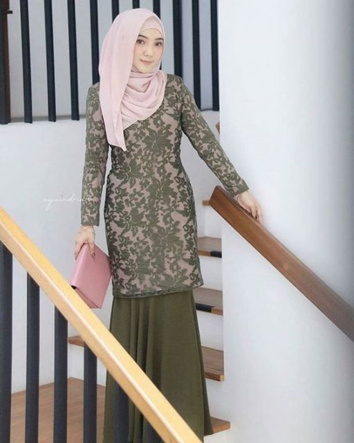 Kumpulan Model Kebaya Warna Hijau Buat Hijabers; Unik, Santun dan Nggak Terlalu Terang!