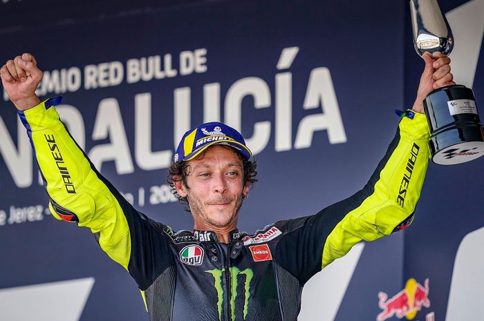 MotoGP Andalusia : Setahun Lebih Tak Naik Podium, Valentino Rossi Sukses Finish Ke 3