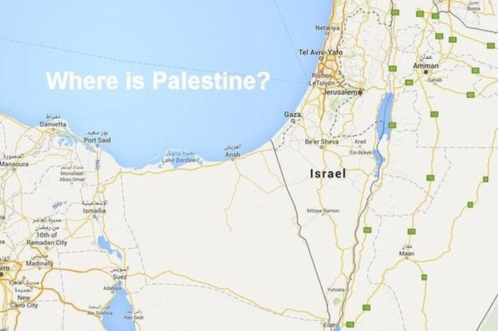 Viral Peta Palestina Hilang karena Dihapus dari Google Maps. Begini Penjelasan dari Google