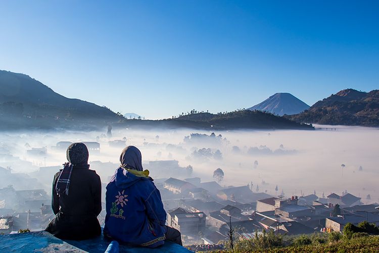 Gara-gara Udara Dingin, Dieng Diselimuti Embun Es yang Indah. Wisatawan Bertambah Tiga Kali Lipat!