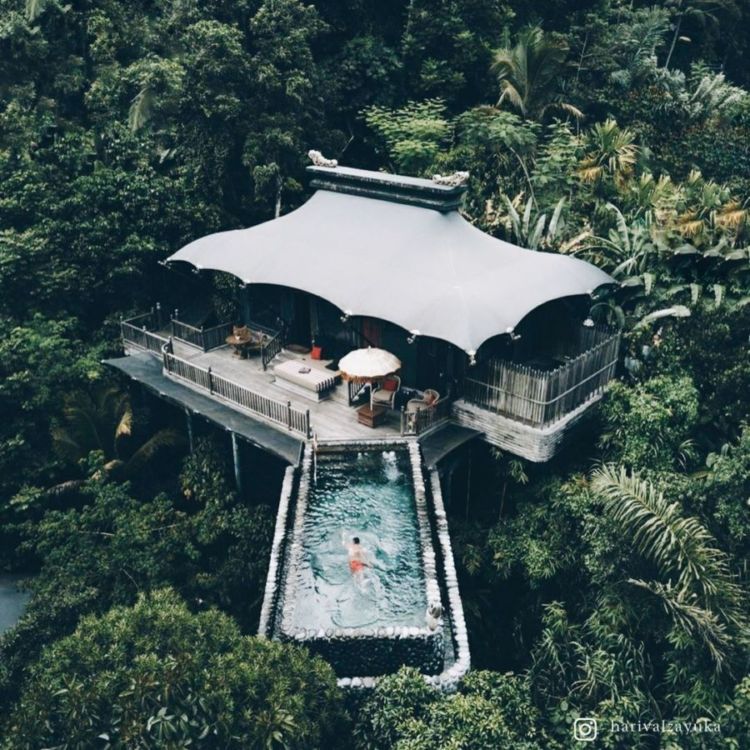 Intip Potret Eksotisnya Capella Ubud, Hotel Terbaik Dunia Tahun 2020 Versi Travel+Leisure!