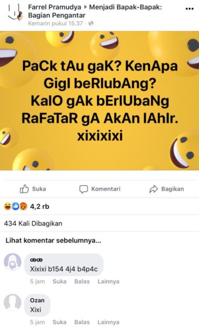 jokes bapak bapak fb