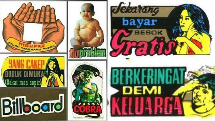 Pejuang Angkot Jadul Pasti Pernah Melihat 10 Stiker Legendaris ini. Masih Ada yang Jual Nggak, ya?