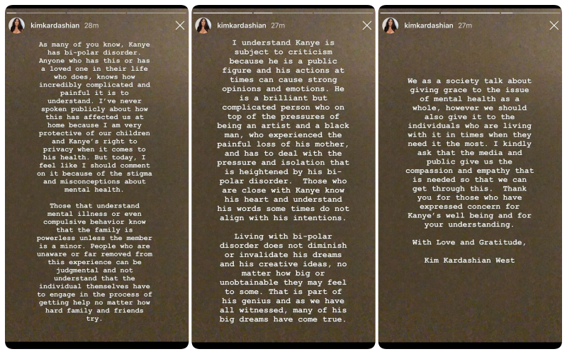 Buka Suara tentang Realita Hidup dengan Penderita Bipolar, Kim Kardashian Dapat Banyak Pujian